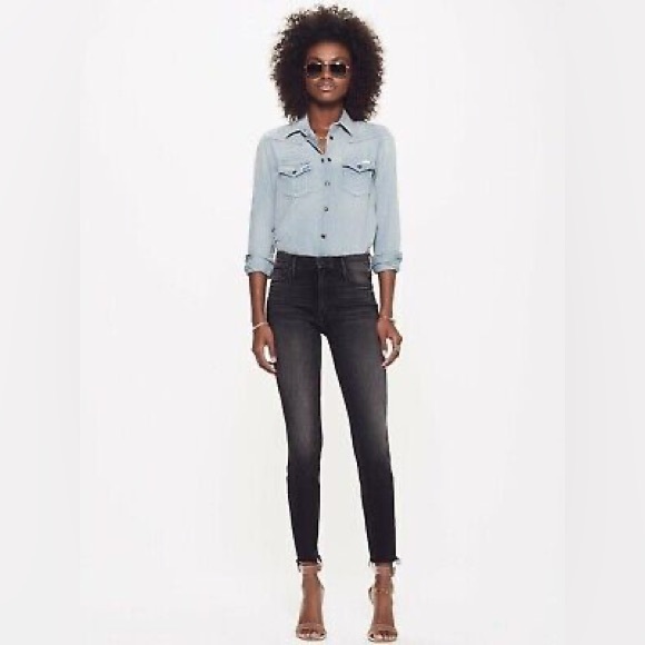 Mother Ankle Fray Jeans - Picture 1 of 3